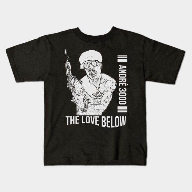 André 3000 // The Love Below // Hip hop Kids T-Shirt by Degiab